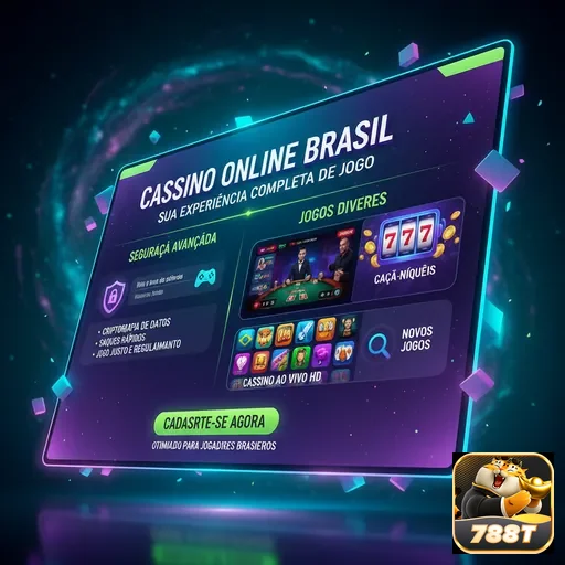 Jogador acessando cassino online na plataforma 788t